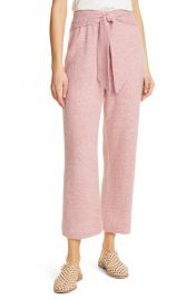 Nanushka Nea Tie Waist Knit Pants   Nordstrom at Nordstrom